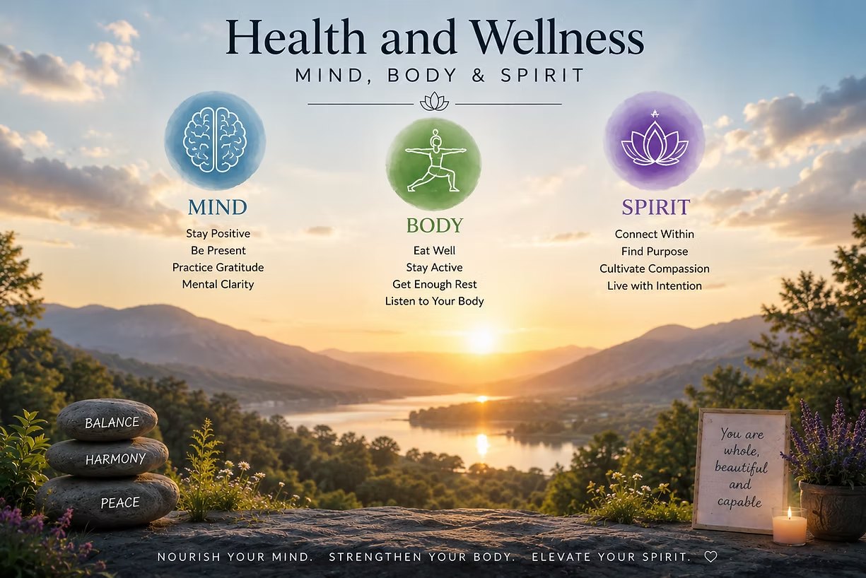 Health and wellness: mind, body and spirit